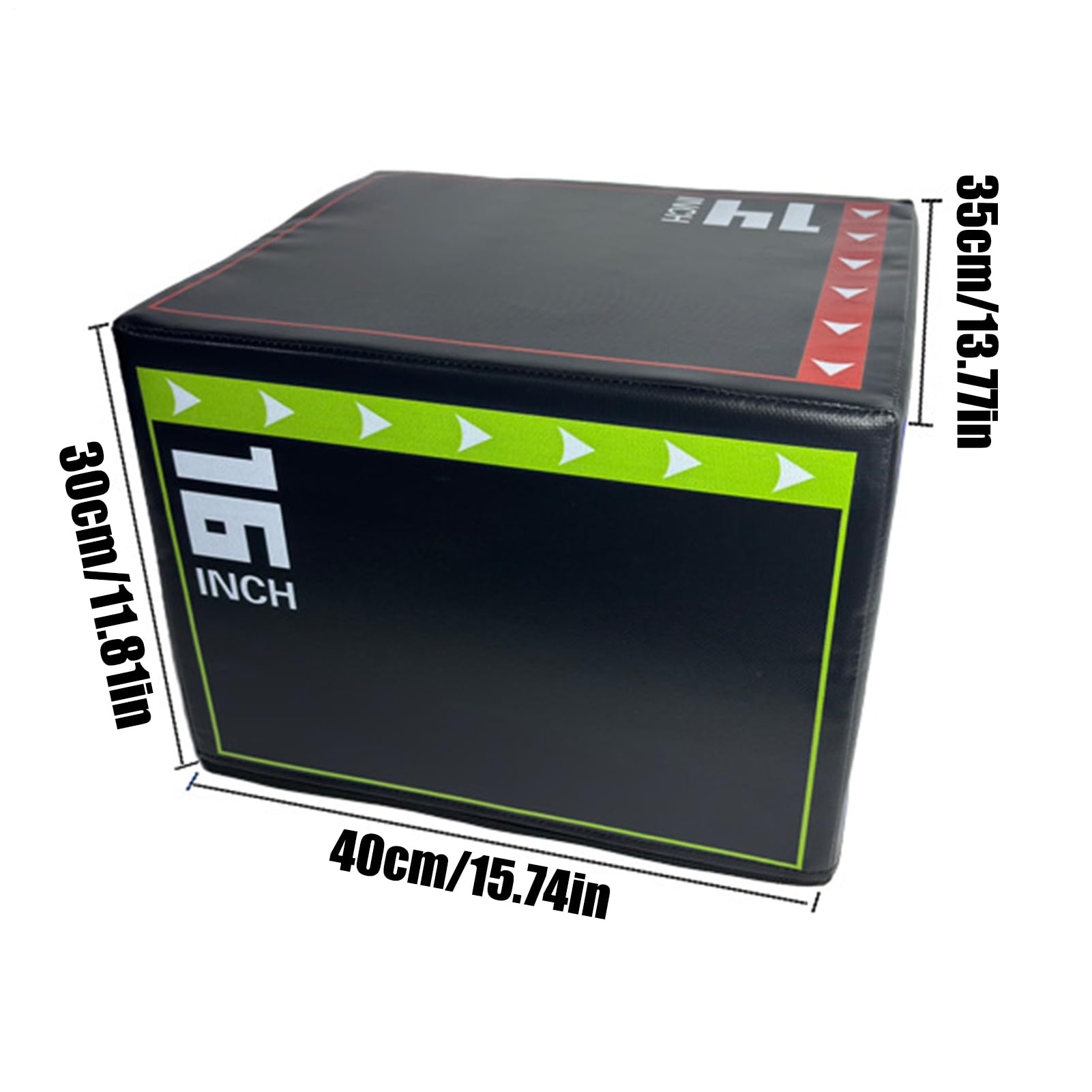 Sprungbox Für Das Training 40x30x35cm Sprung-Box Zum Training Box Fitnessübungs Step Up Box Jumps Plyometrische SPR-ungbox Für Sprungkrafttraining Trainingsausrüstung Für Cardio, Balance