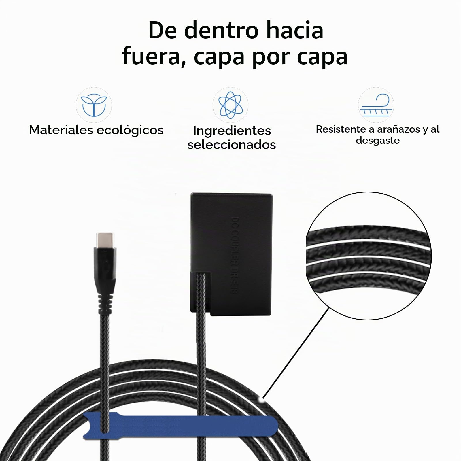PD USB-C Cable de Alimentación a la Batería Ficticia LP-E17 DR-E18 Acoplador de CC para Canon EOS Rebel T6i T7i SL2 SL3 RP R10 T6s T8i 77D 200D 250D 750D 760D 800D 850D Cámaras.