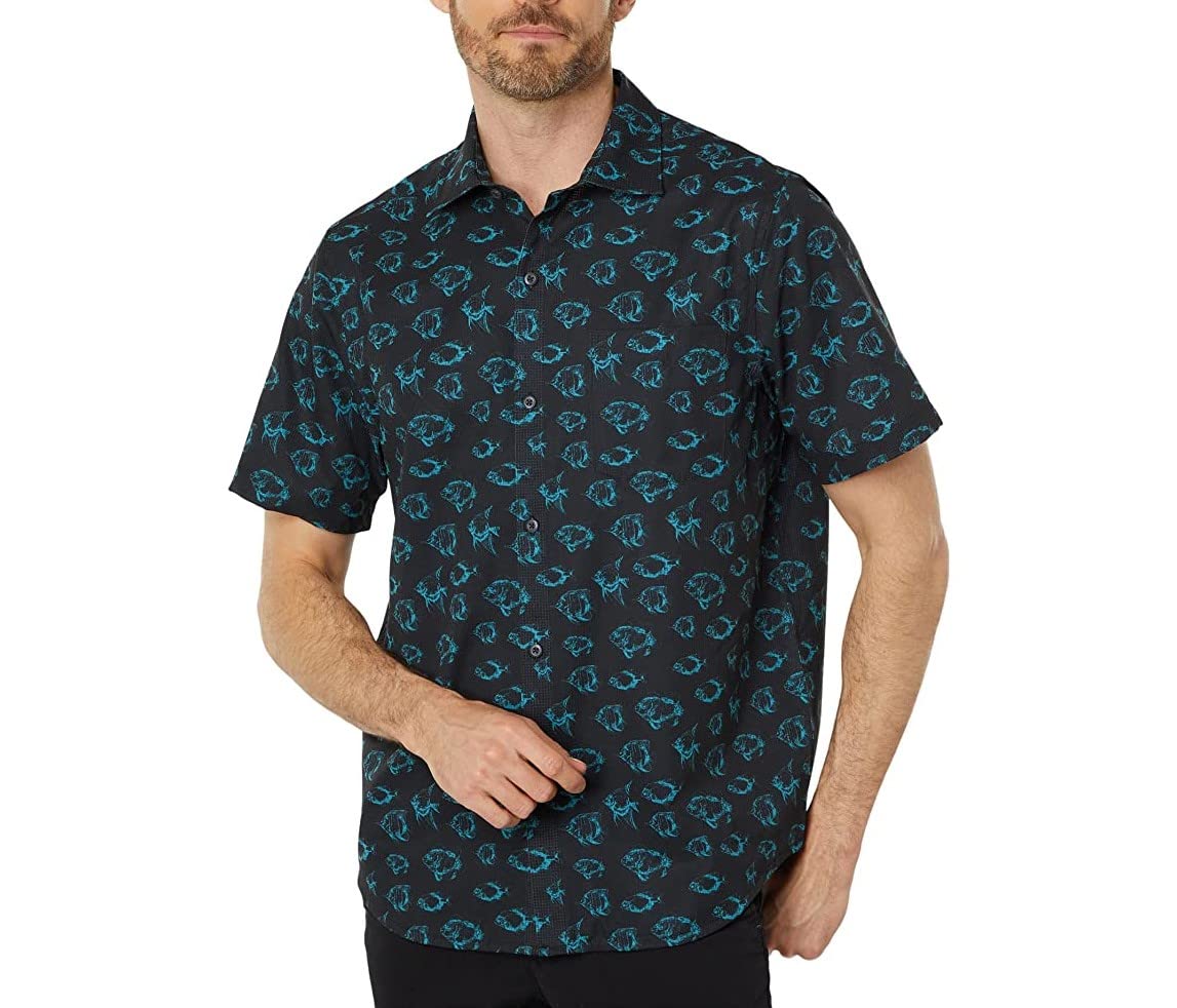 Tommy Bahama Men's Bahama Coast Pascado IslandZone Camp Shirt with Stretch