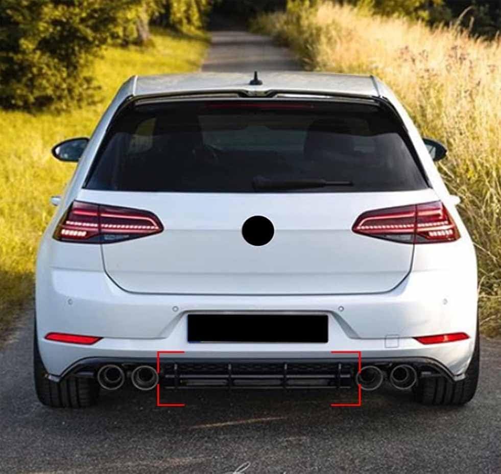 Diffuseur arrière Golf Mk7.5 R spoiler de pare-chocs finition premium - 7