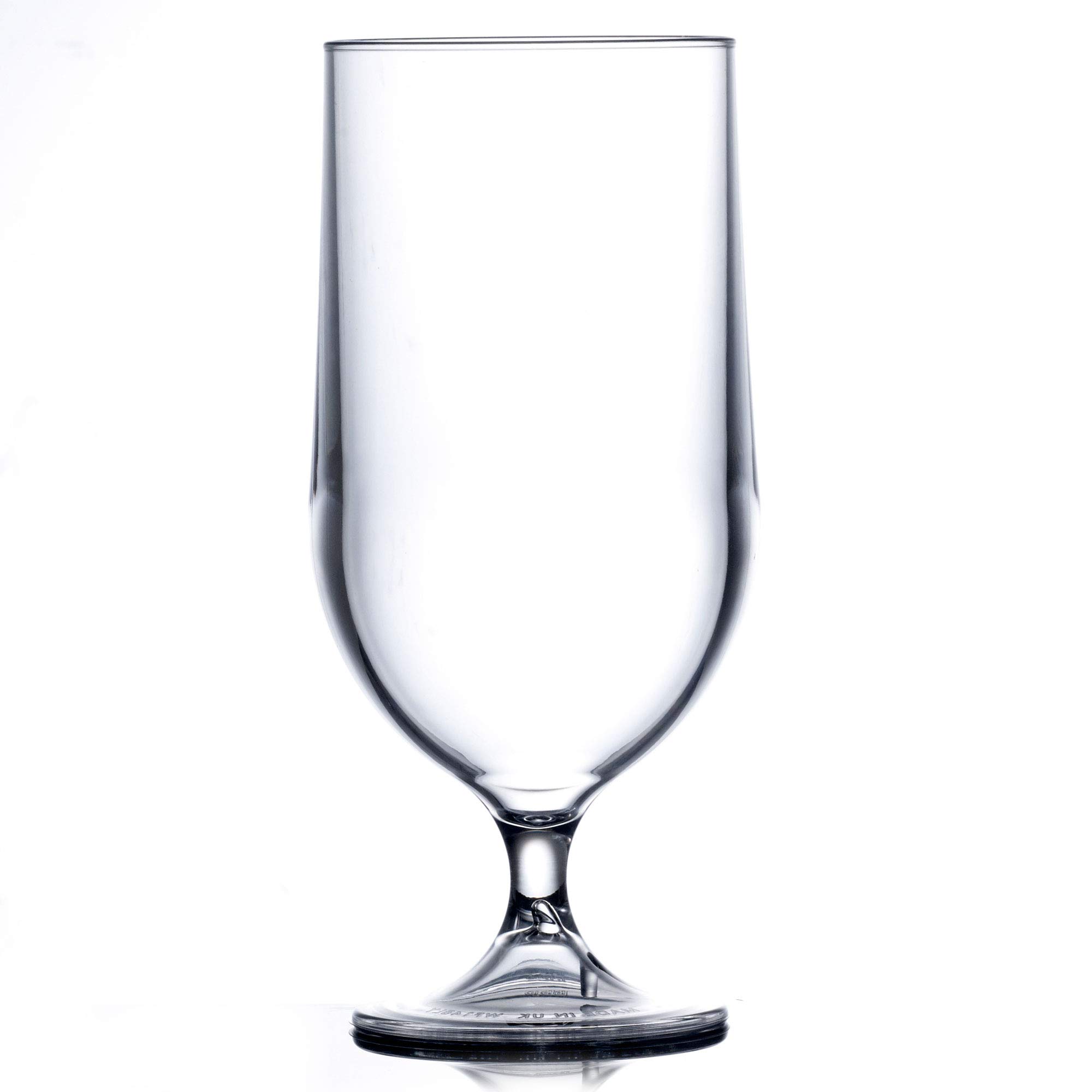 BB Plastics Elite Goblets Clear 20oz / 570ml CE Pint - Case of 12 - Polycarbonate Glassware