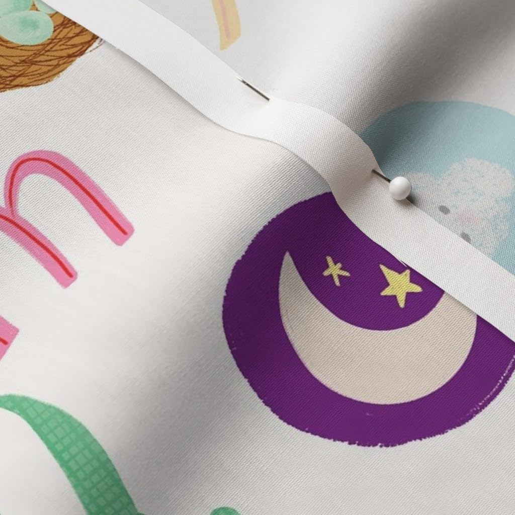 Spoonflower Fabric - Alphabet ABCs Animals Education Teacher Elementary Printed on Cotton Poplin Fabric by The Yard - Sewing Shirting Quilting Dresses Apparel Crafts