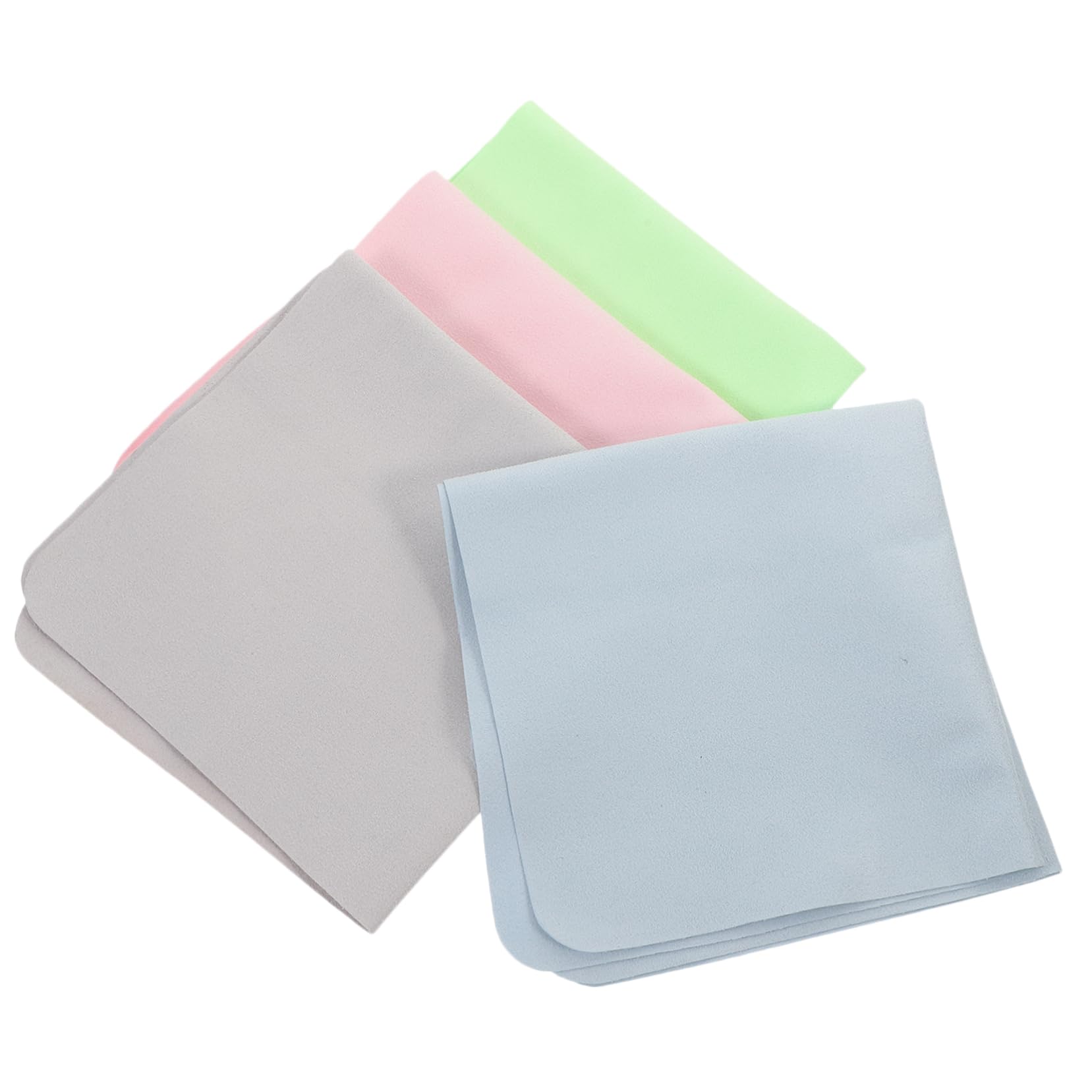 Didiseaon 5 Set Pulire Il Panno Detergente Per Lenti Per Occhiali Panno Per La Pulizia Del Panno Colorato Per La Pulizia Delle Lenti Panni Per Occhiali Pelle Scamosciata 4 Pezzi * 5