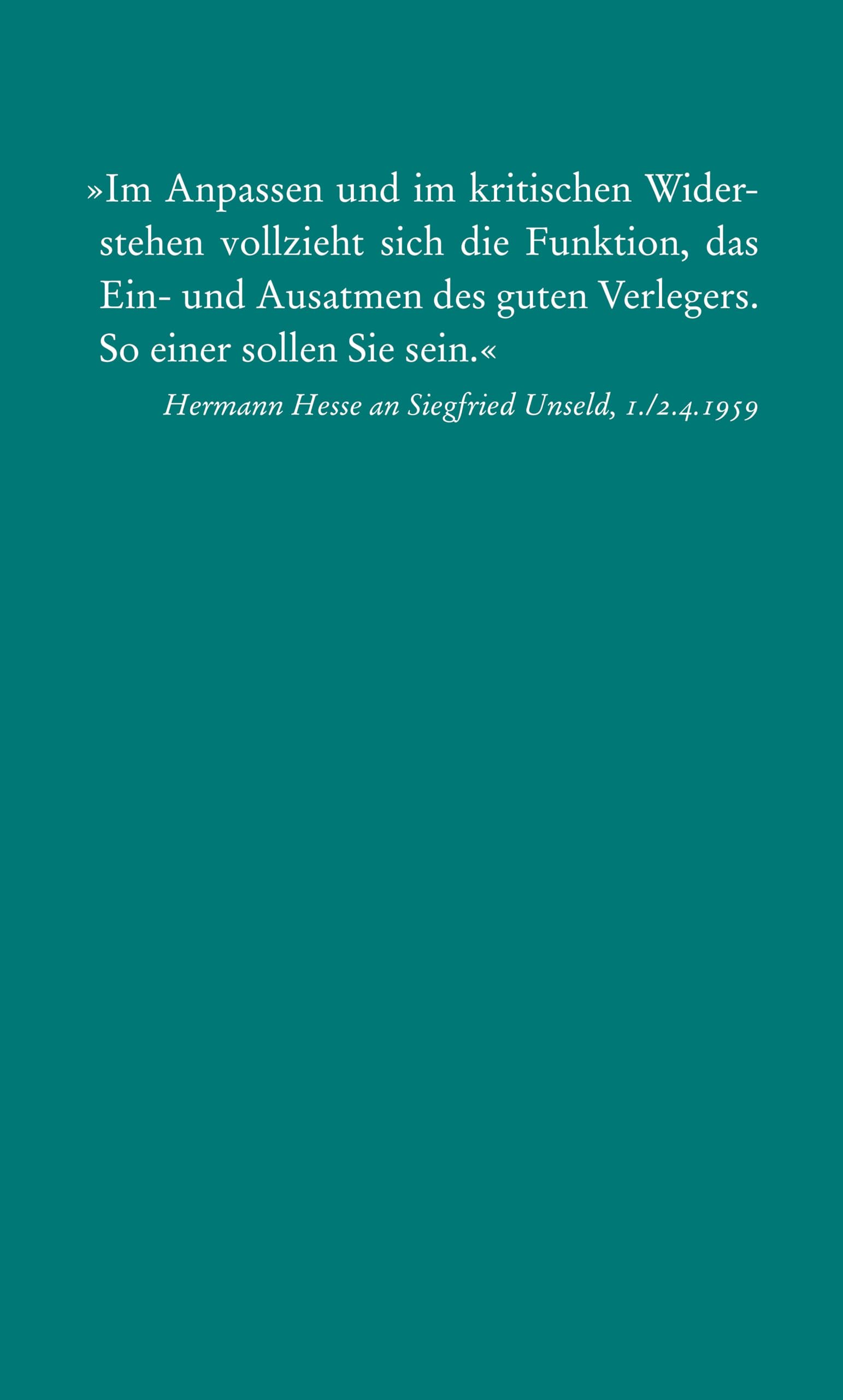 »Noch lacht der Tag, noch ist er nicht zu Ende«: Die Briefe 1958-1962