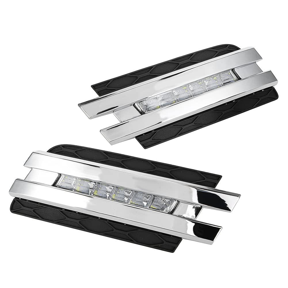Cocoarm Światła do Jazdy Dziennej LED ABS Lampa do Jazdy Dziennej Samochodu 5000 8000 K DC12V Wodoodporna, Odporna na Wstrząsy Mała Moc dla GL450 X164 2006 2009