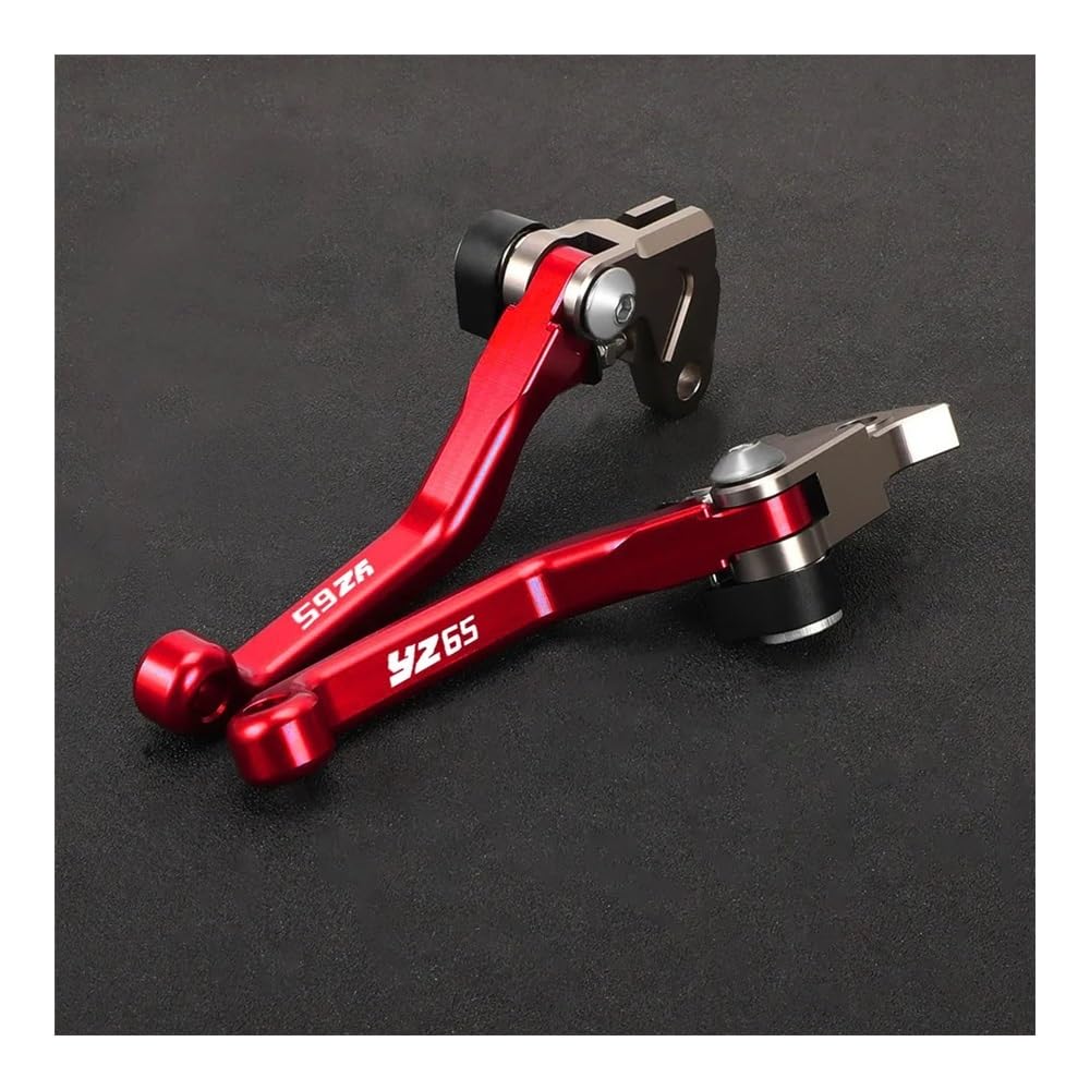 Mlioju Red L Motorcycle Clutch Lever For Yz65 Yz 65 2018-2024 Motorcycle Motorbike Dirtbike Dirt Pit Bike Motocross Perch Pivot Brake Clutch Levers
