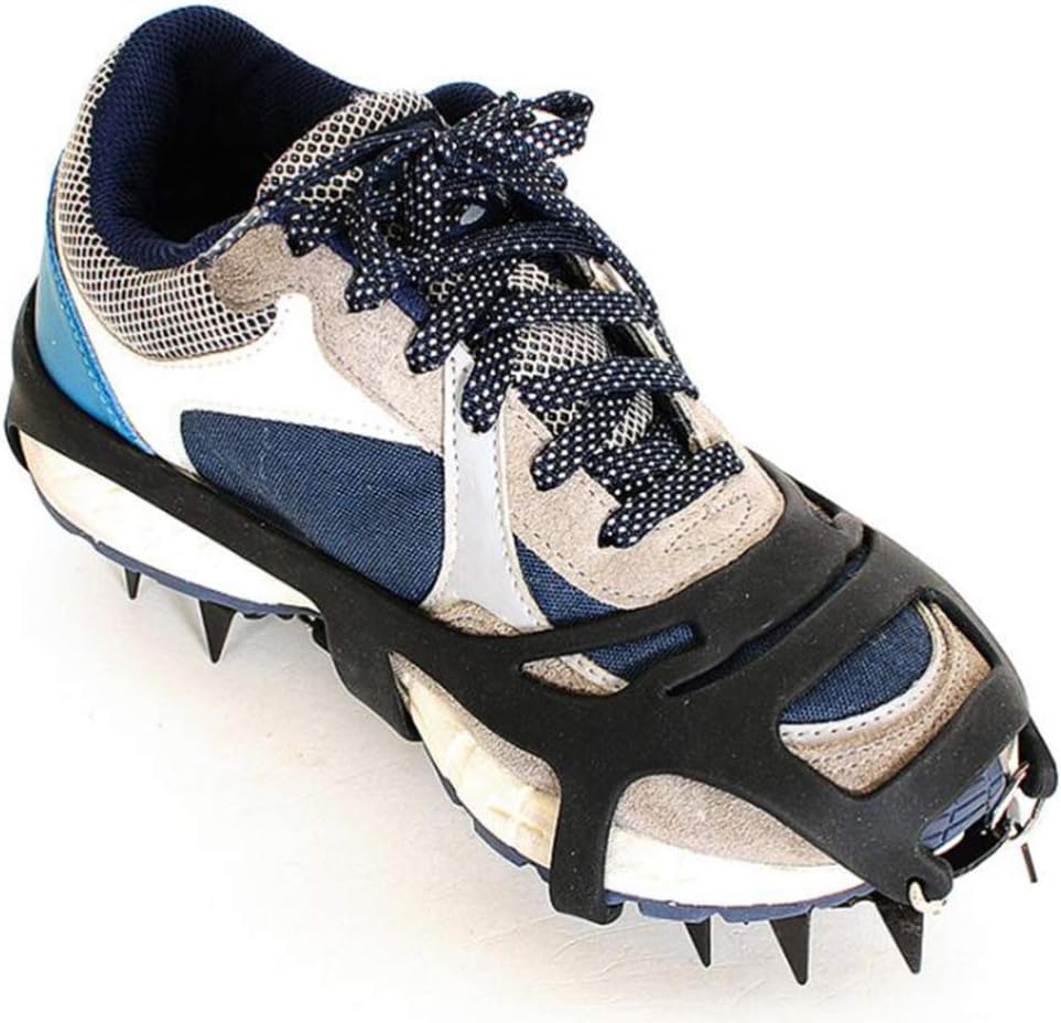 Garneck Lightweight Ice Spikes Non-Slip Outdoor Shoes for Winter Climbing and Walking