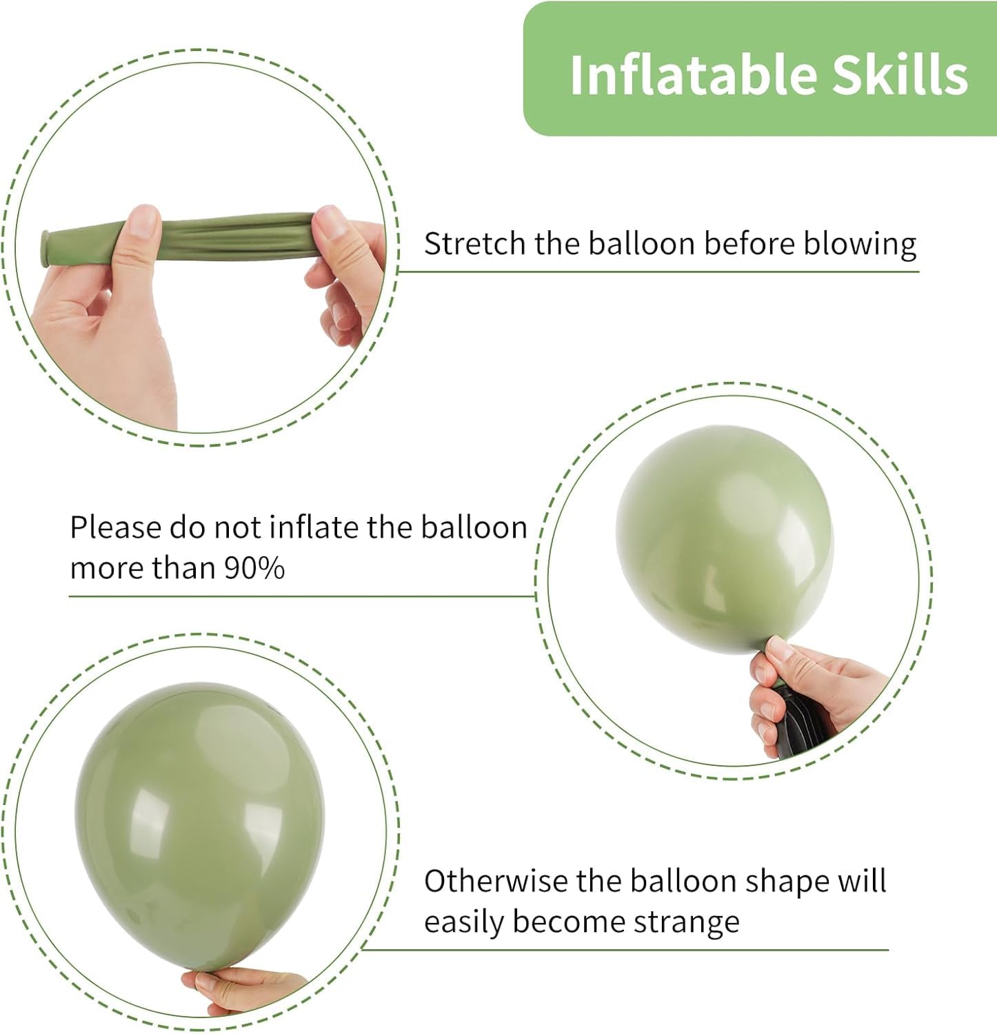 Palloncini Compleanno 18 Anni, Bianco Verde Decorazioni Festa Compleanno per Ragazzo Ragazze, 65 Pezzi Matrimonio Commemorazione Decorazioni Festa