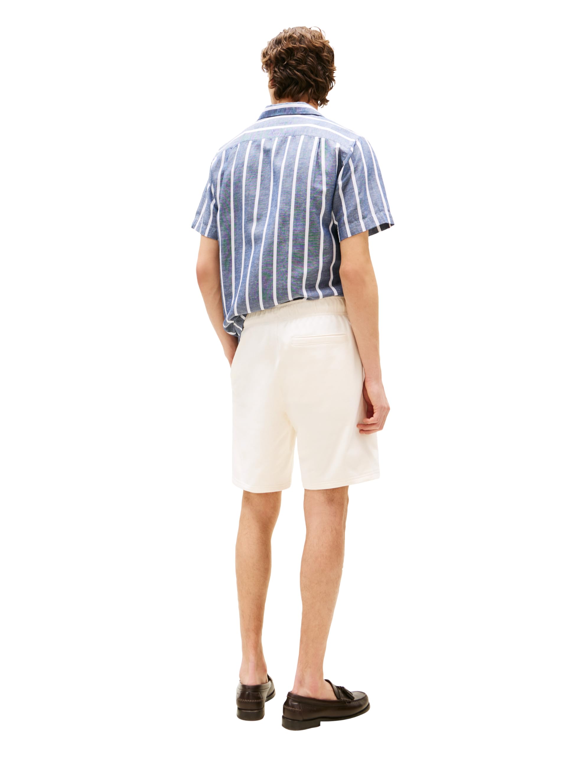 Tommy Hilfiger Sweat Shorts with 100% Cotton and Drawstring - Pantalones Cortos Hombre