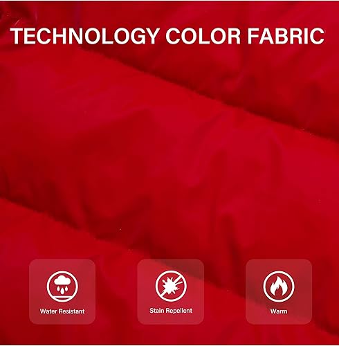 Miniatura 5 de Bellivera Chaqueta acolchada ligera para mujer, abrigos de invierno para mujer, abrigo acolchado de burbujas con capucha y cuello de piel sintética