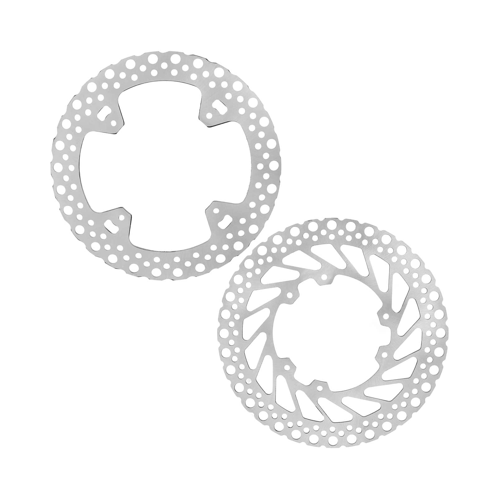 Qqmora Set Rotore Freno a Disco da 240 Mm di Ricambio Durevole in Acciaio Inossidabile per CR125R CR250R CRF250R CRF450R