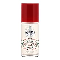 Neutro Roberts, Deodorante Roll-on Roma Senza Sali di Alluminio, Zero Macchie, con Olio Essenziale di Alloro e Fiori di fico, Con Puro Olio di Glicerina, Deodorante Donna e Uomo, 50 ml, 48h
