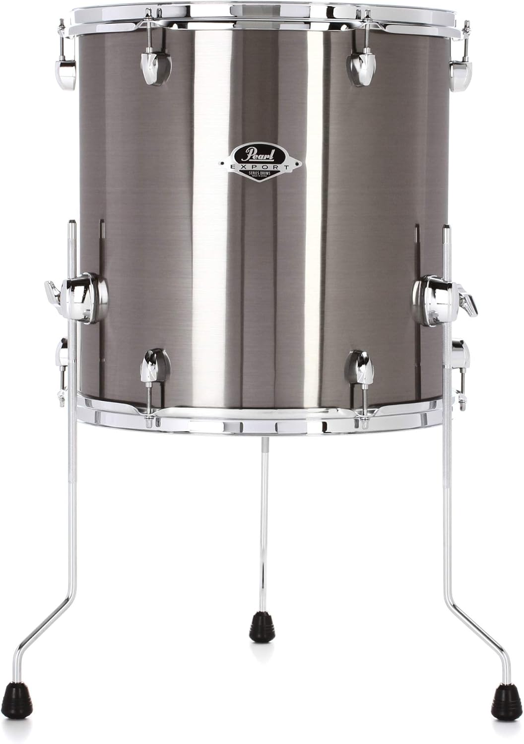 Smokey Chrome 18 Inches X 16 Inches Pearl Export Series Floor Tom Floor