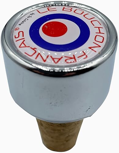 So Apero Juego de 4 tapones reutilizables para botellas de vino para vinos blancos o tintos, fabricados en Francia (Metrópolis)
