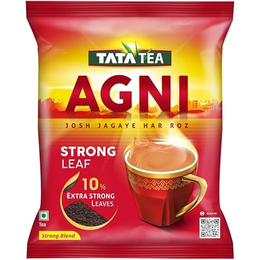 TATA TEA AGNI Strong Chai Black Tea 500g