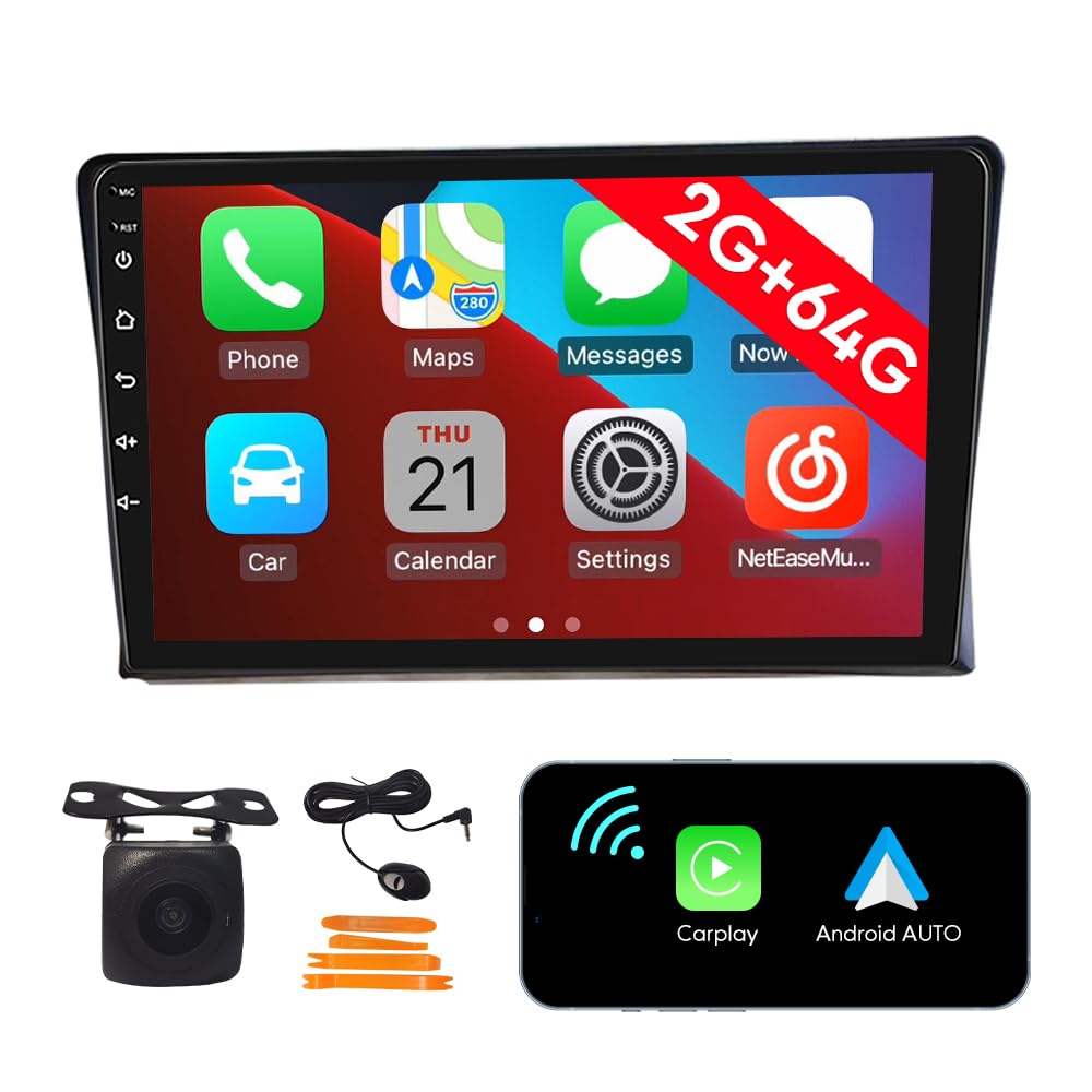 [2G 64G] Android Car Stereo FM Radio Carplay Android Auto 9