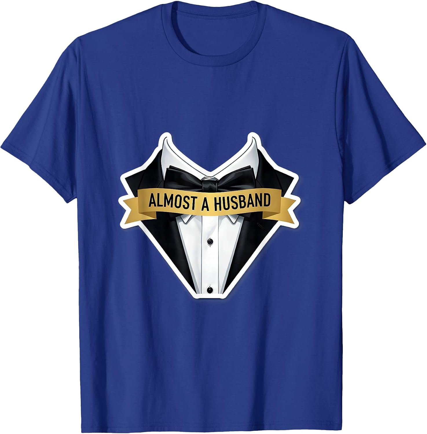 Men's Almost a Husband Groom Design T-Shirt