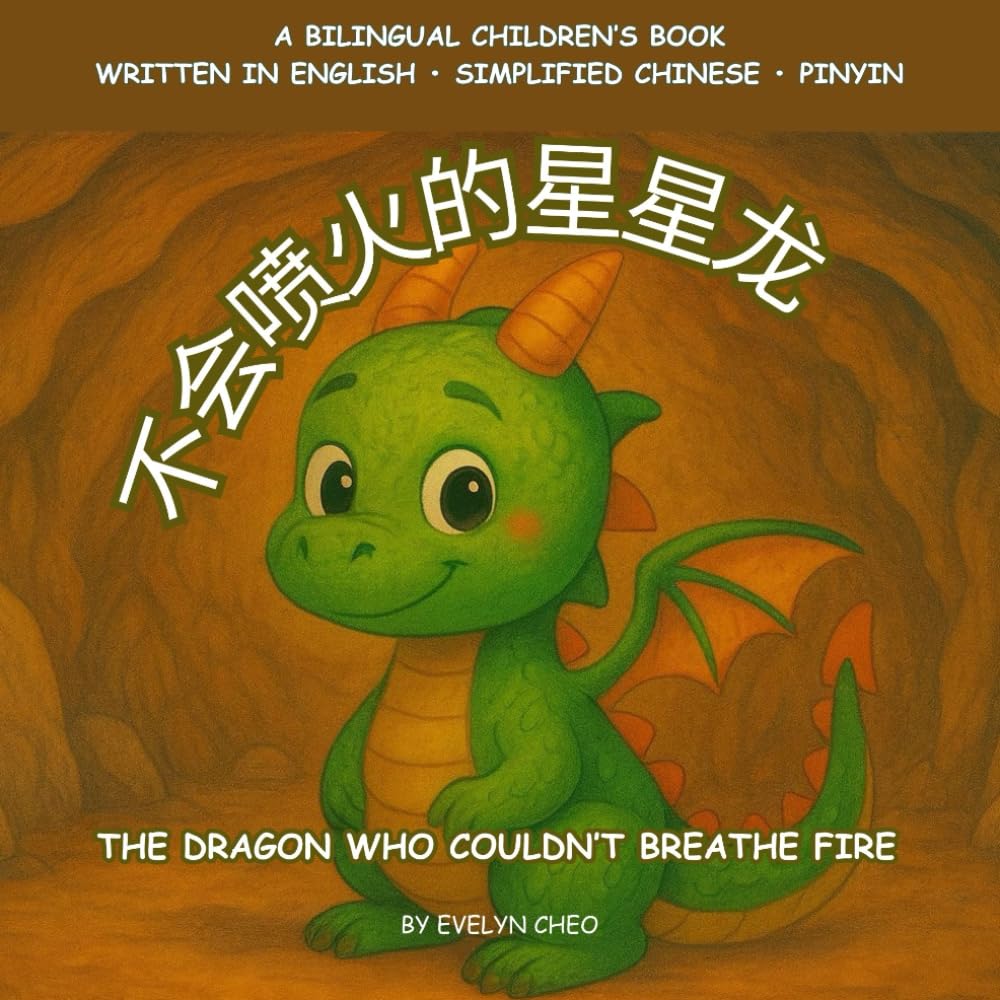 不会喷火的星星龙 The Dragon Who Couldn’t Breathe Fire: Written in English, Simplified Chinese, and Pinyin: A Heartwarming Bilingual Story About Finding Your Own Spark