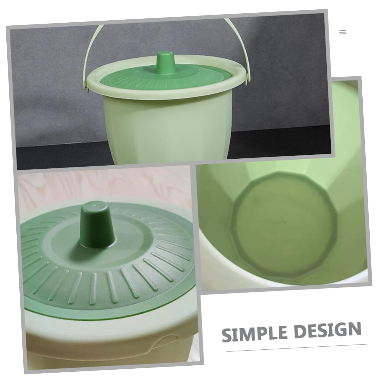 Tragbares Urinal Aus Kunststoff Mit Deckel Mobiles Töpfchen Für Unterwegs Leicht Zu Reinigen Und Langlebig Für Senioren Und Behinderte