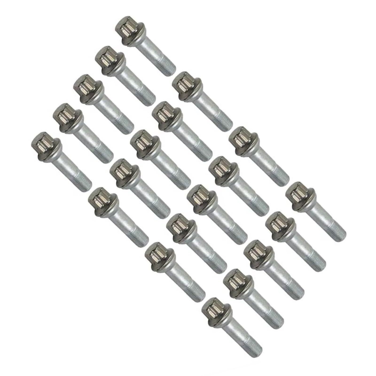 Perni Compatibile Con Benz Per M-Klasse W164 ML 420 2006-2009 Per W166 ML 350 Blue TEC 2011-2015 Per 4matic 20x Ruota Lug Bullone Vite
