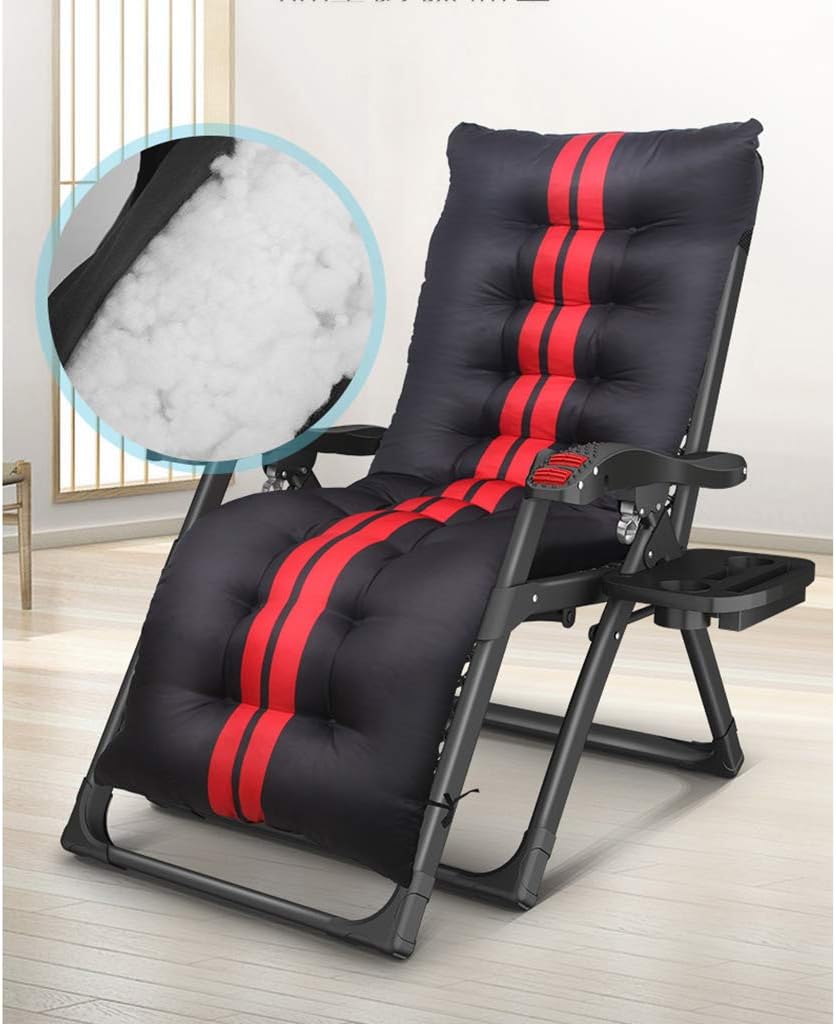 N / A Folding chairLightweight Folding Beach Lounge Chair, Very Suitable for Garden Leisure Balcony Beach Chair, Load Capacity 150 Kg(Size:1)