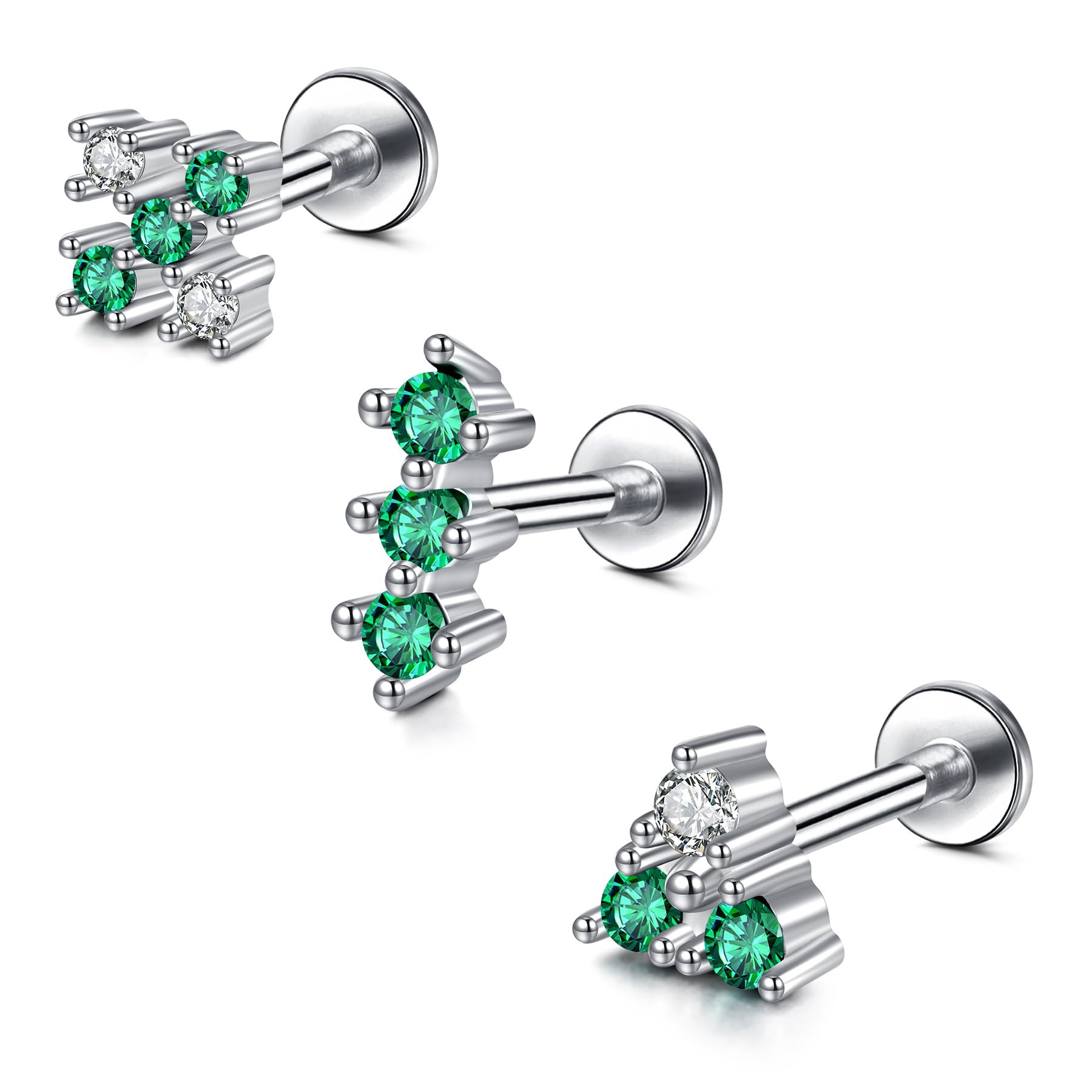 Briana Williams Regenbogen Hufeisen Circular Barbell Ring 31