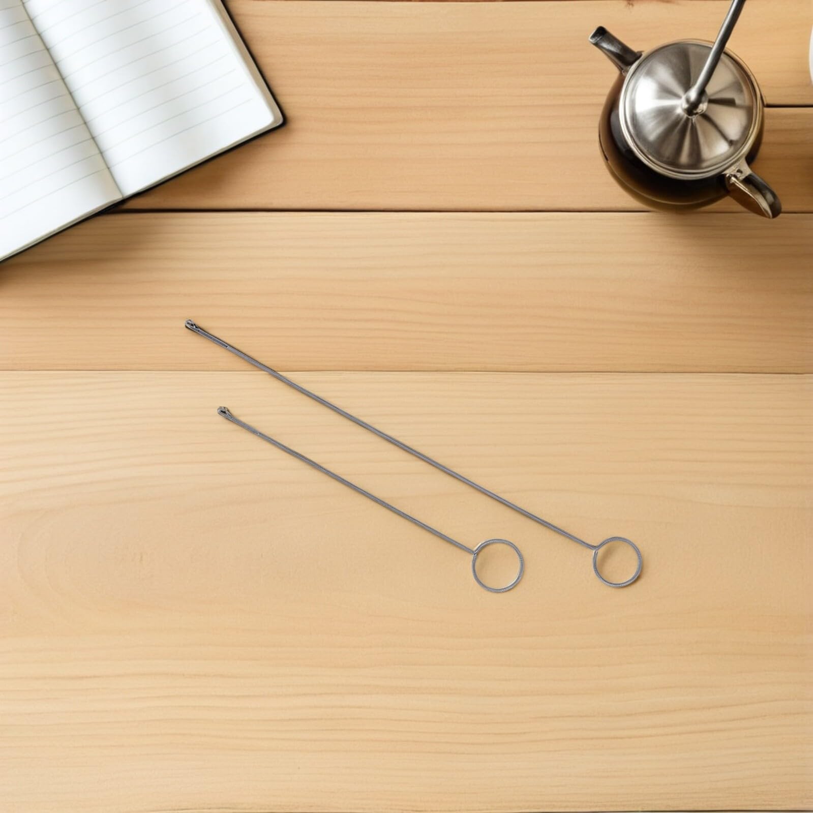 jojofuny 2 Pezzi Ganci Turner per Cucito in Metallo Argento, Accessori Fai da Te per Maglieria e Cucito, Strumento per Artigianato e Lavori Manuali
