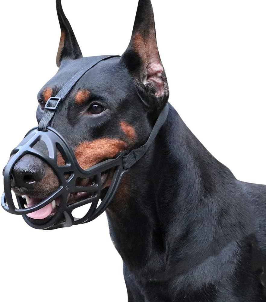 Amazon Com Kitaine Dog Muzzle Soft Humane Rubber Basket Muzzle Upgrade For Small Pups Medium Large Dog Muzzle Best To Prevent Biting Chewing Barking Muzzle Allows Free Pant Drink Xs Pet