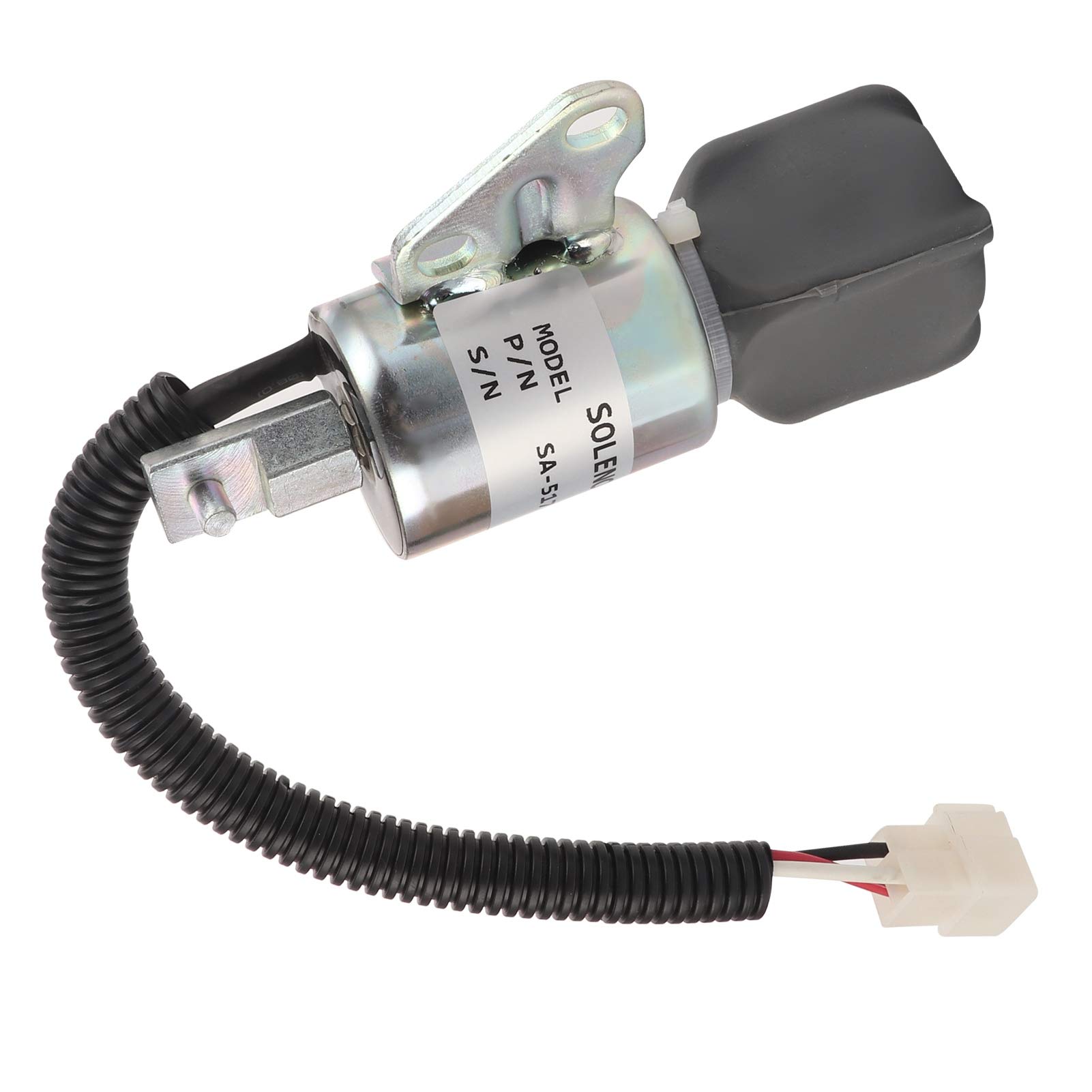 Zerodis Électrovanne D'arrêt pour Moteur, DC 12V SA-5176-12 Interrupteur
