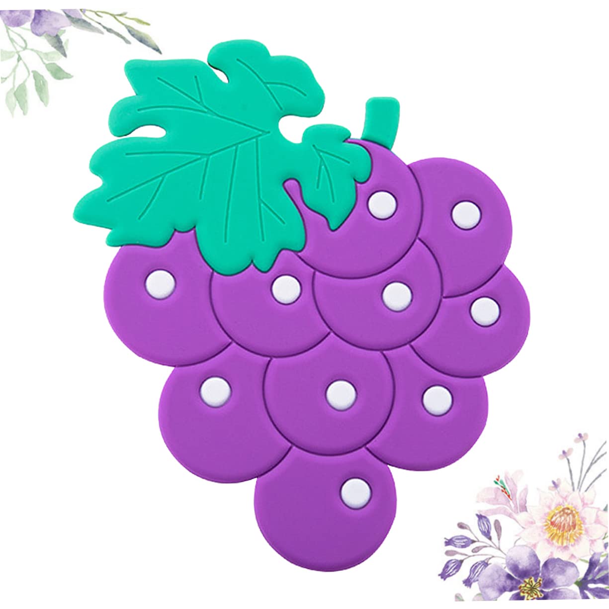 2pcs Cup Cushion Table Mat Silicone Mat Pot Pad Cartoon Pad Heat Insulated Pad Placemat