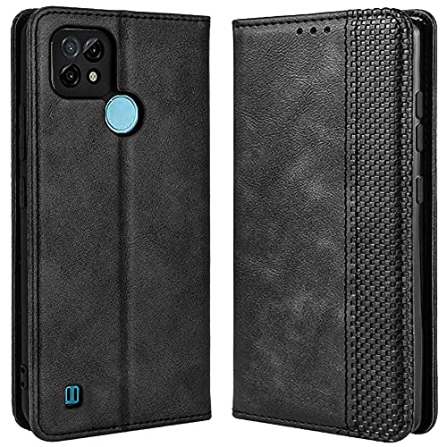 DOINK Cover in retrò Pelle per Realme C21, Premium...