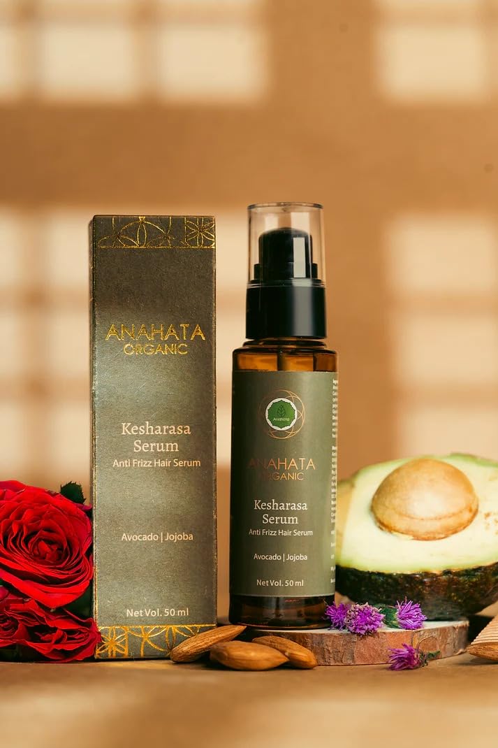 Anahata Kesharasa Hair Serum 50ml | Natural Hair Softening Serum with 9 Virgin Oils | Prevents Dryness, Breakage & Moisture Loss | Soothes Scalp | Safe for Adults & Babies-picture-37