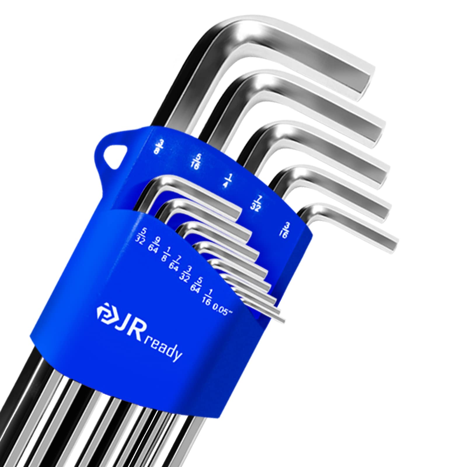 JRready13Pcs AW-I1310 S2 Industrial Grade Hex-L Key Allen Wrench Mechanical Maintenance Imperial Tools