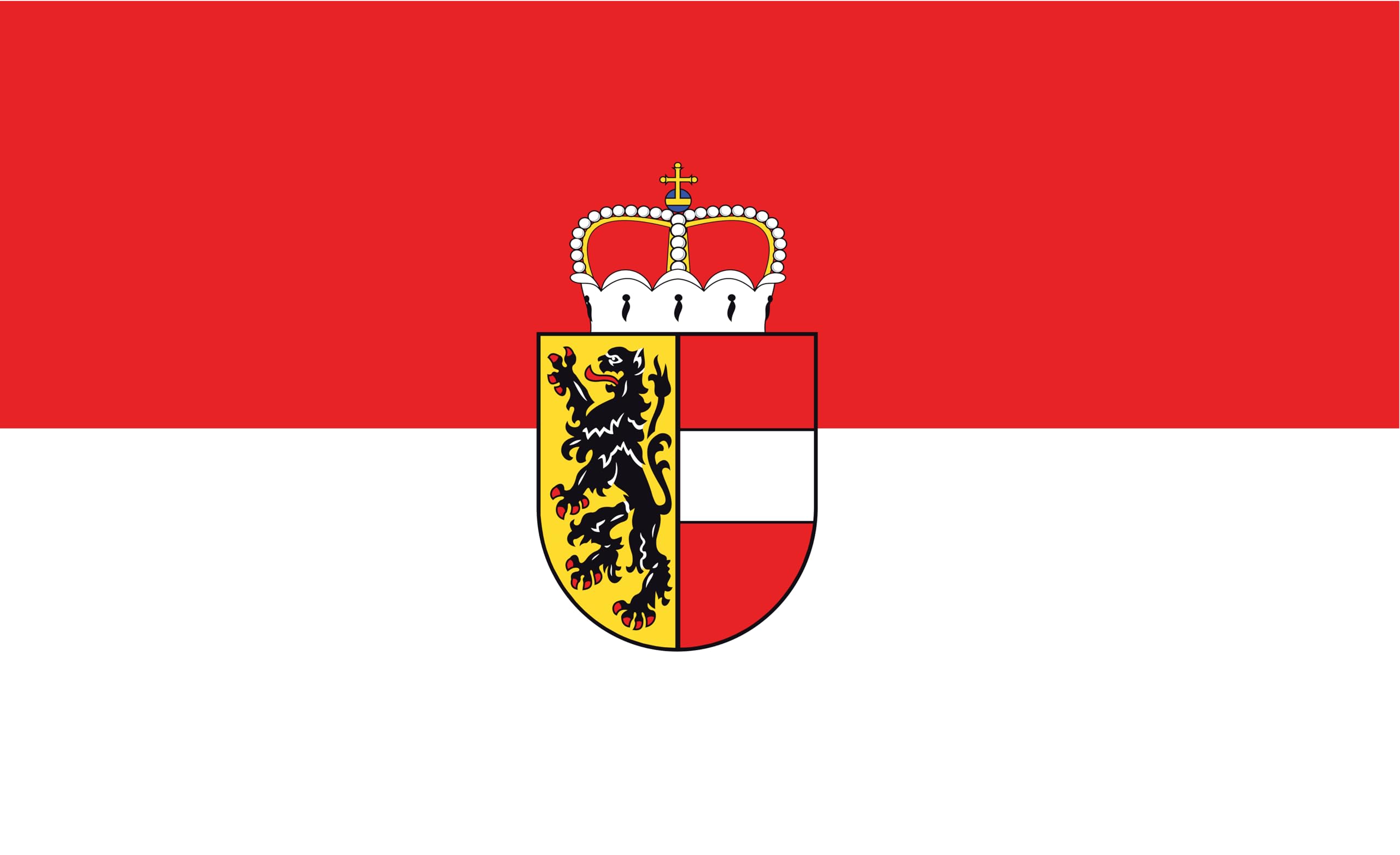 Drapeau Salzbourg pour supporter et décoration soirée autrichienne 90x60