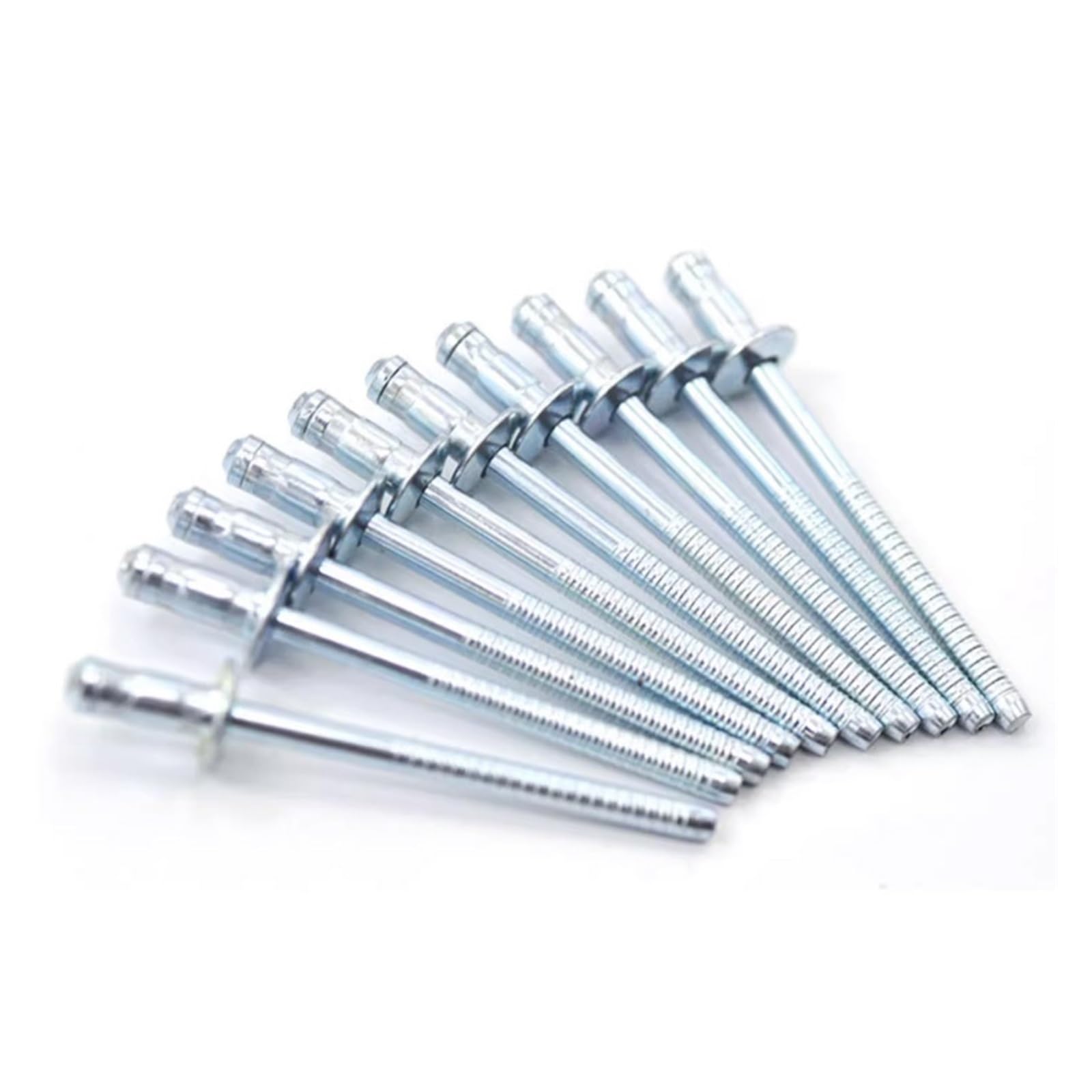 Nity aluminiowe, Nity zrywalne Łeb kopułkowy ze stali węglowej Opakowanie strukturalne po 30 szt. Lub 50 w różnych rozmiarach(50pcs,4.8x14 mm)