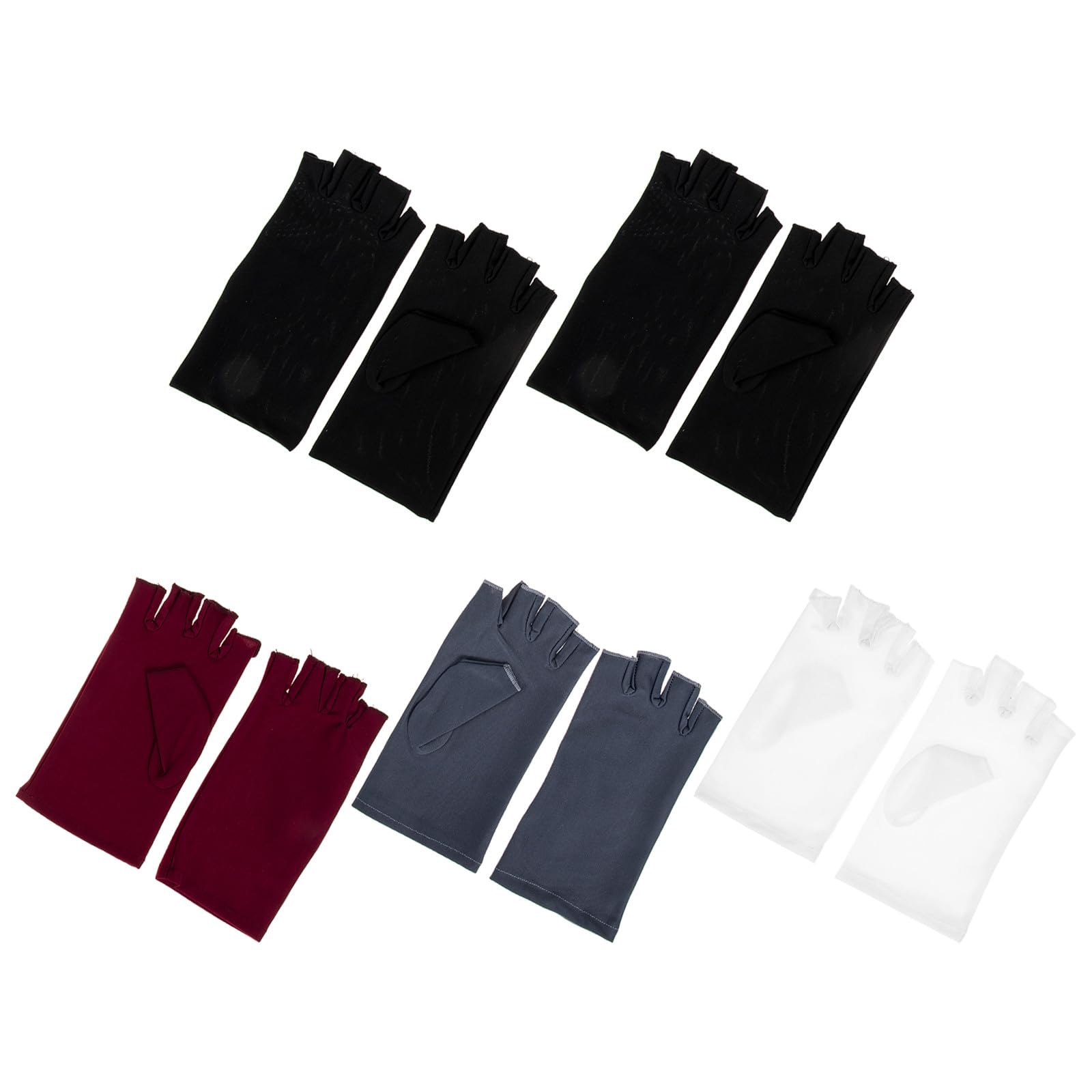 Guantes de protección solar elásticos para evitar quemaduras y resbalones al conducir 8