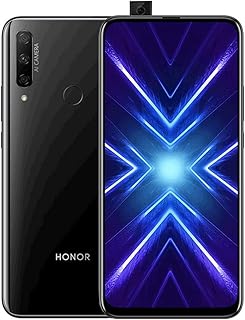 HONOR 9X Smartphone 6GB 128 GB 6,59 FullHD+, 48 +8+ 2 MP Caméra de Recul, Caméra Frontale Pop-up 16MP, Dual SIM, Android 9.0, avec écouteur, Version Globale, Noir