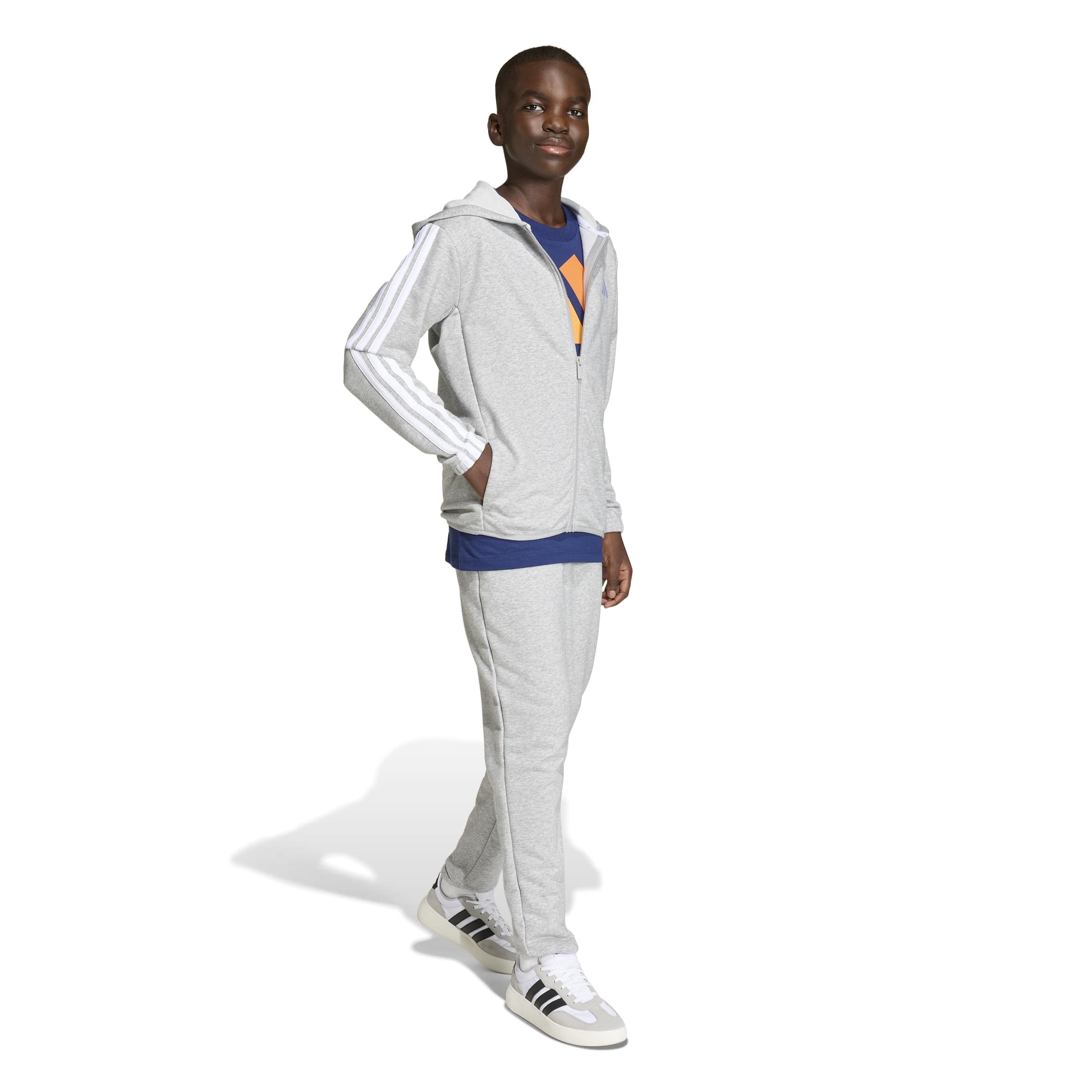 adidas Essentials 3 Stripes Tracksuit Survêtement Mixte enfant