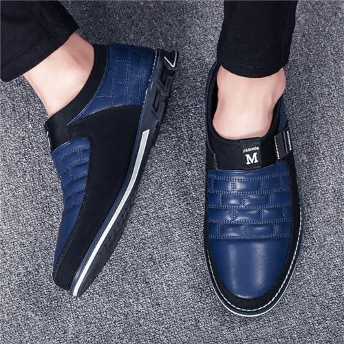 Mens Business Casual Loafers Shoes for Male Lace-up Stylish Work Office Working Oxfords2