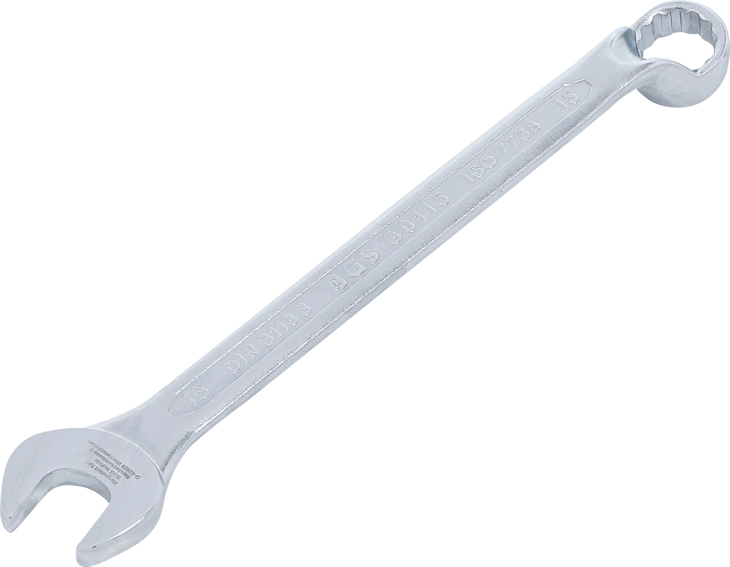 Bgs Chrome 30115 | Combination Spanner | Offset | 15 Mm
