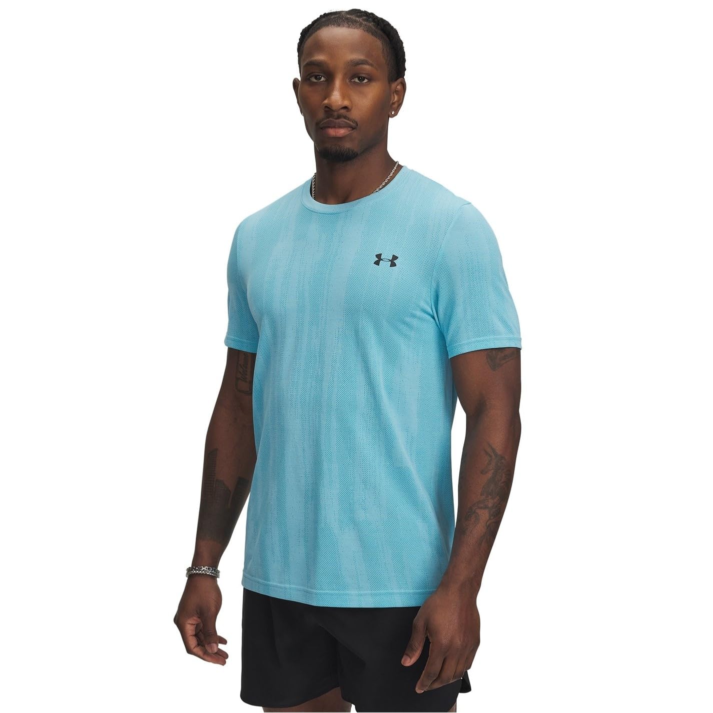 Under Armour Men's Blue Vanish Short-Sleeve Performance Gym Top in Size XL, Sports Direct