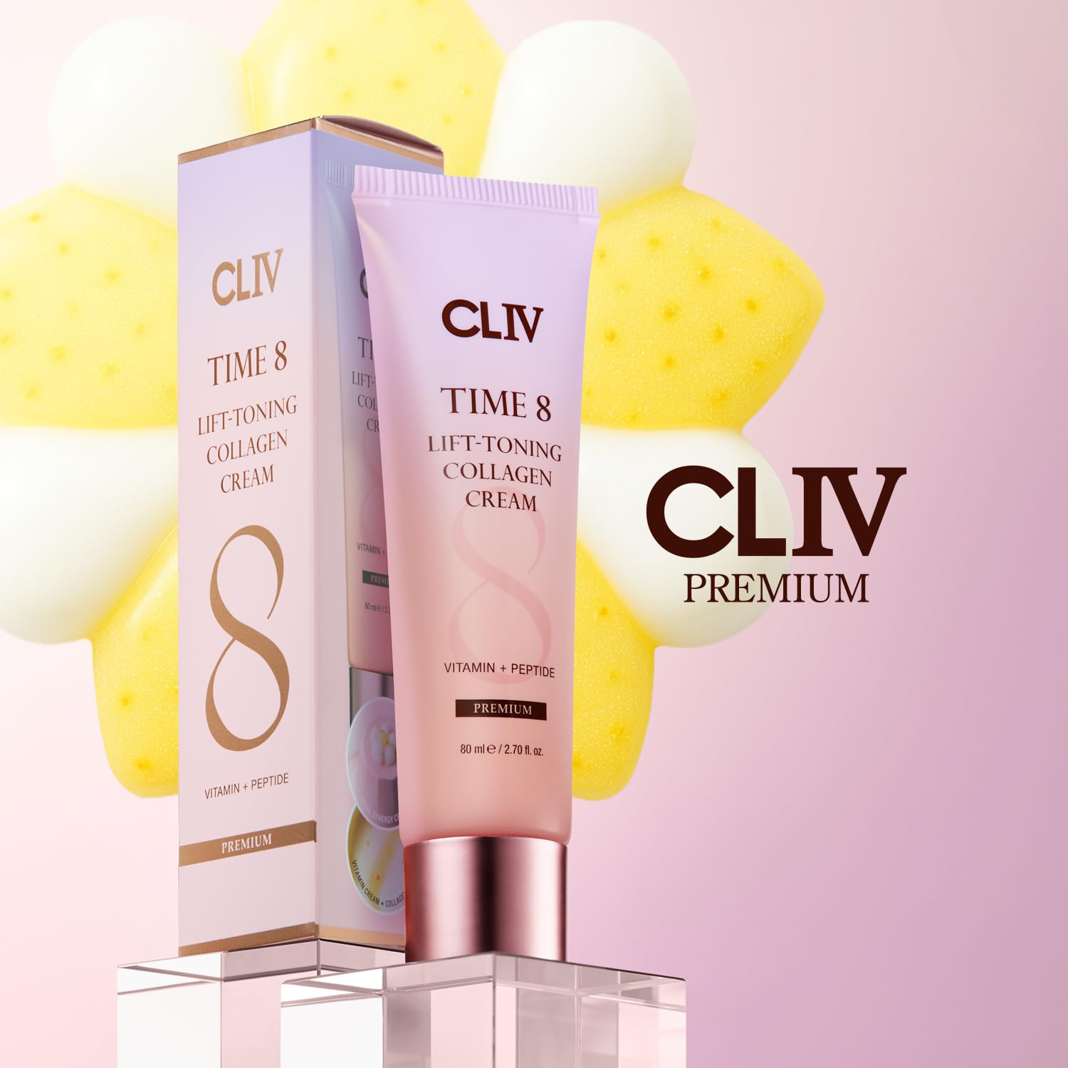 Amazon.com: CLIV Time 8 Lift Toning Collagen Cream – Korean