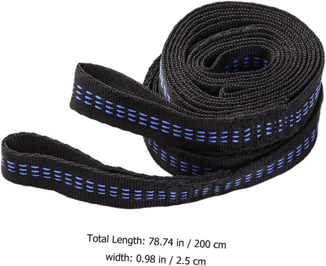Hammock Straps for Trees Adjustable 2-Piece Set Heavy-Duty Fixing Tools and Ropes for Outdoor Hammock Hanging for Camping and Relaxing