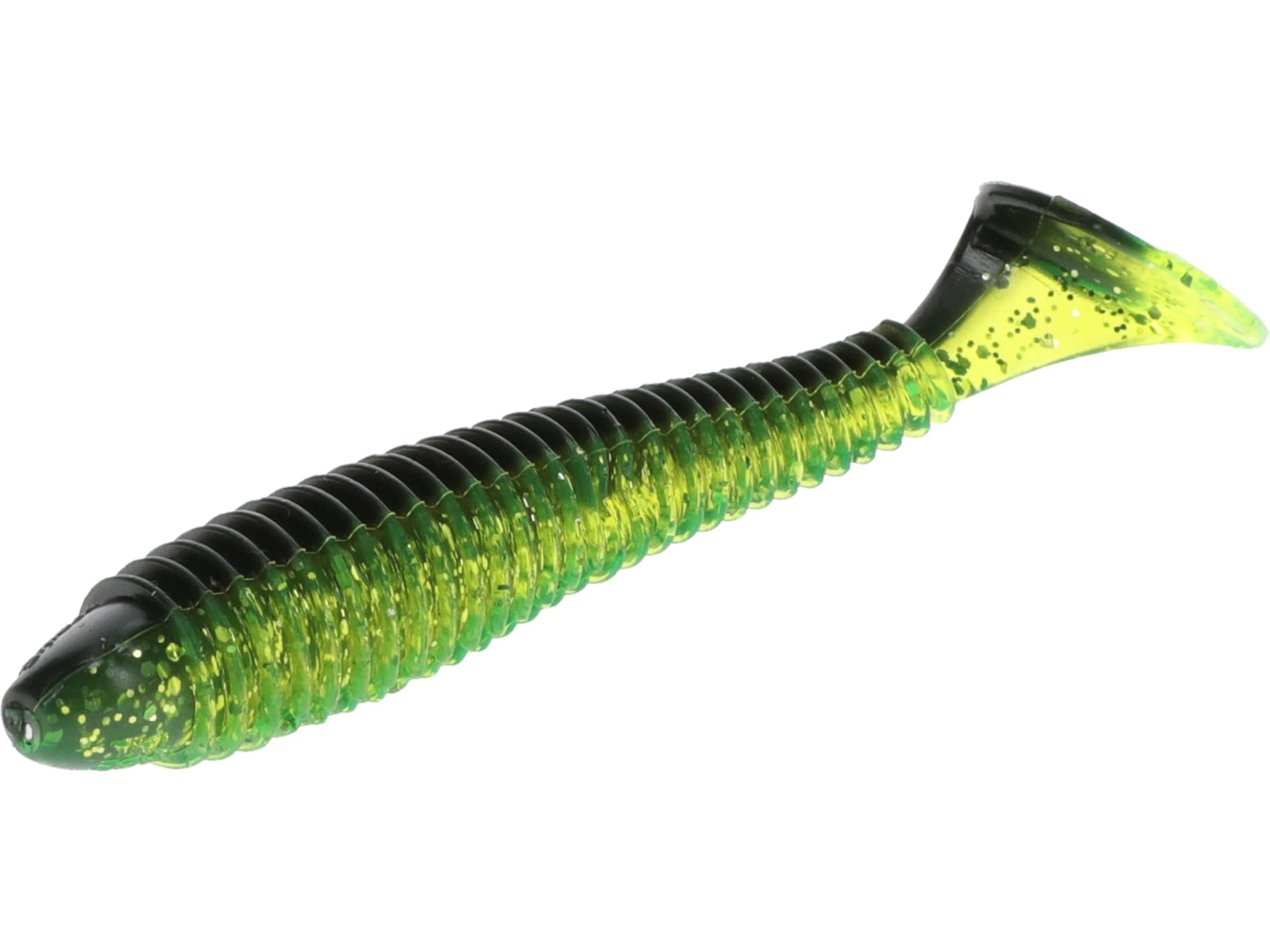 Strike King Rage Swimmer Saltwater Soft Bait Fishing Lure, 3.75", Wide-Bodied Paddle Tail