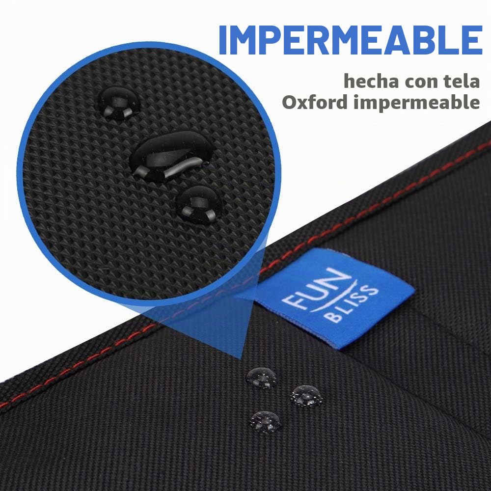 Funbliss Protectores de Asiento para Coche Impermeable Protector de Asiento de Coche para los Asientos de