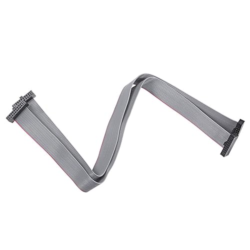 uxcell IDC 16 pines conector plano cinta cable hembra longitud 7.9 in 0.050 in paso, 2pcs