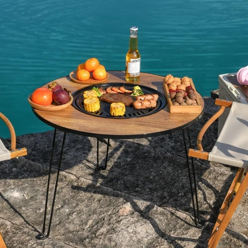 Amazon.com: New BBQ Grill Cooking Foldable & Easy Barbecue Table