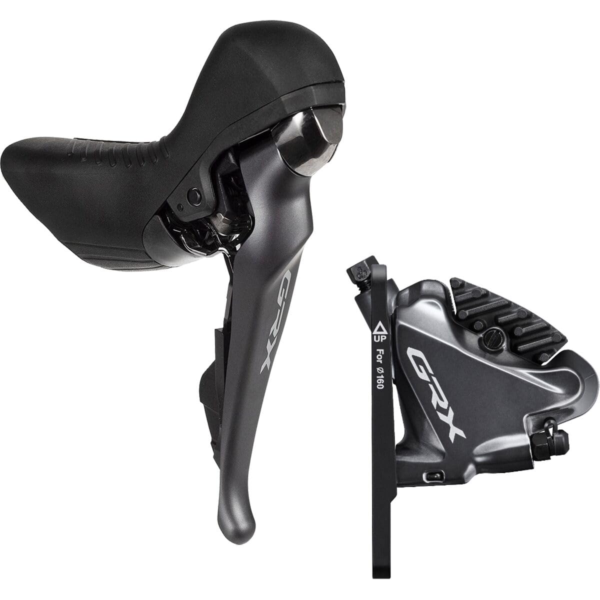 SHIMANO GRX ST -RX810 STI Shifter & Disc Brake Caliper Black, Left/Front