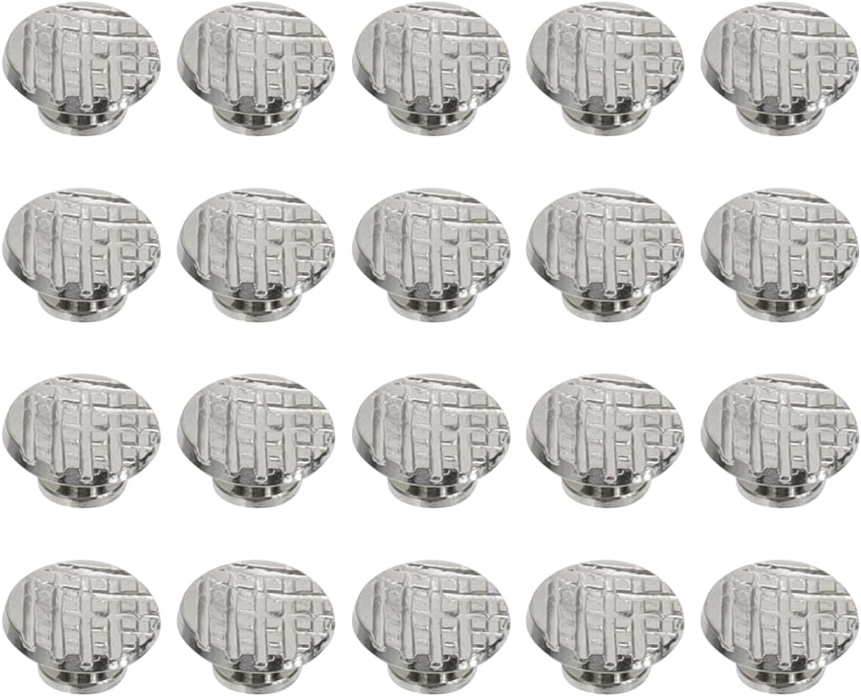 Hemoton 20pcs Dental Lingual Buttons Round Base Orthodontic Dental Materials Dentist Orthodontist