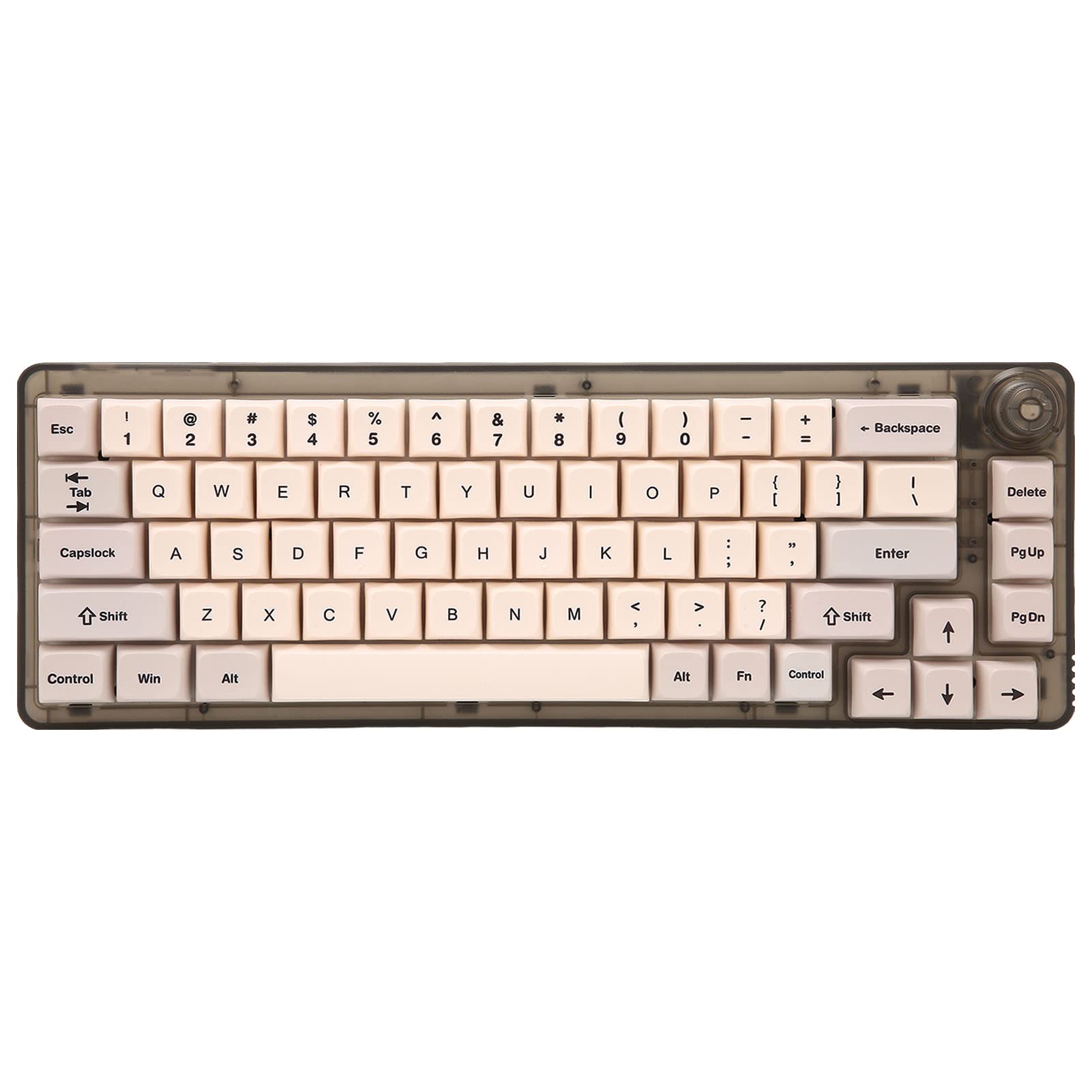 Buy 67 Keys Keyboard, PBT Keycaps Compact Layout Hot Swap RGB Backlit
